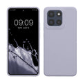 kwmobile Hülle kompatibel mit Motorola Moto G86 Power 5G Hülle - Silikon Handy Case - Handyhülle weiche Oberfläche - kabelloses Laden - Pastell Lavendel Pastell Lavendel  