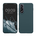 kwmobile Hülle kompatibel mit OnePlus Nord 5 Hülle - weiches TPU Silikon Case - Cover geeignet für kabelloses Laden - Dunkler Schiefer Dunkler Schiefer  