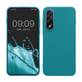 kwmobile Hülle kompatibel mit OnePlus Nord 5 Hülle - weiches TPU Silikon Case - Cover geeignet für kabelloses Laden - Petrol matt Petrol matt  