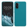 kwmobile Hülle kompatibel mit OnePlus Nord CE5 Hülle - weiches TPU Silikon Case - Cover geeignet für kabelloses Laden - Petrol matt Petrol matt  