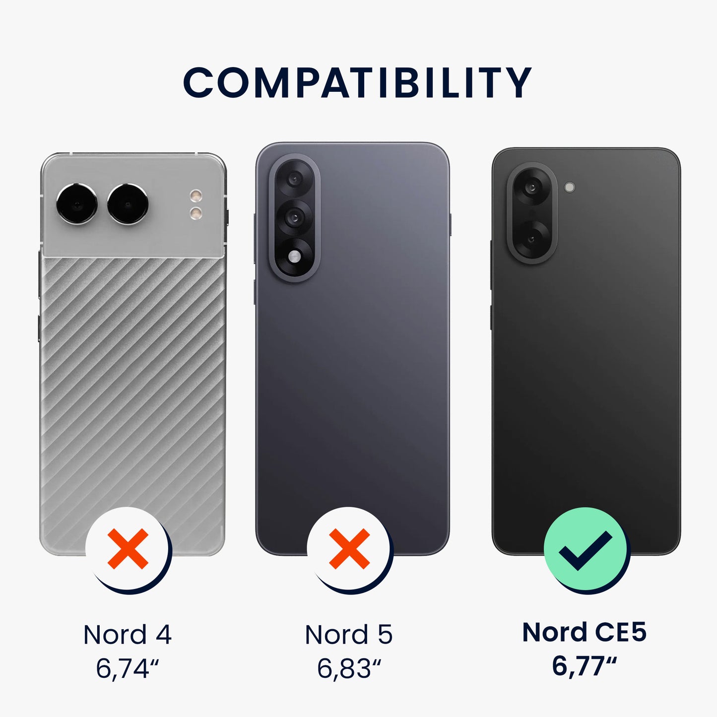 kwmobile Necklace Case kompatibel mit OnePlus Nord CE5 Hülle