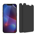 kwmobile 3x Sichtschutz Schutzfolie für Apple iPhone 17e / iPhone 16e / iPhone 14 / iPhone 13 Folie - Displayschutz Privacy Screen Protector - Sichtschutzfolie Handyfolie Displayfolie - Blickschutzfolie Transparent  