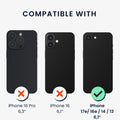 kwmobile Sichtschutz Schutzfolie für Apple iPhone Folie Displayschutz Privacy Screen Protector Sichtschutzfolie Handyfolie Displayfolie Blickschutzfolie