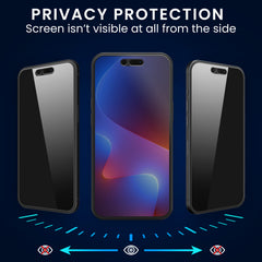 kwmobile Sichtschutz Schutzfolie für Apple iPhone 12 / iPhone 12 Pro Folie Displayschutz Privacy Screen Protector