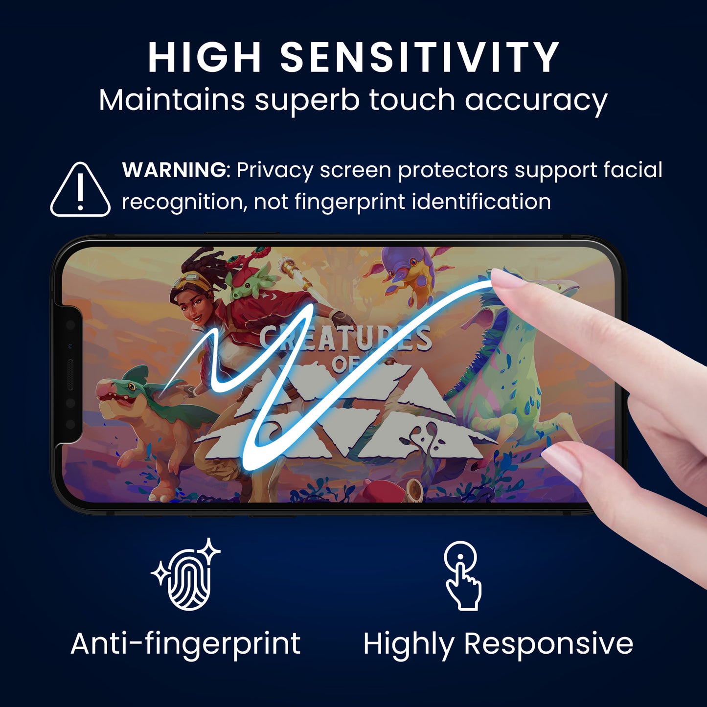 kwmobile Sichtschutz Schutzfolie für Apple iPhone 12 / iPhone 12 Pro Folie Displayschutz Privacy Screen Protector Blickschutzfolie