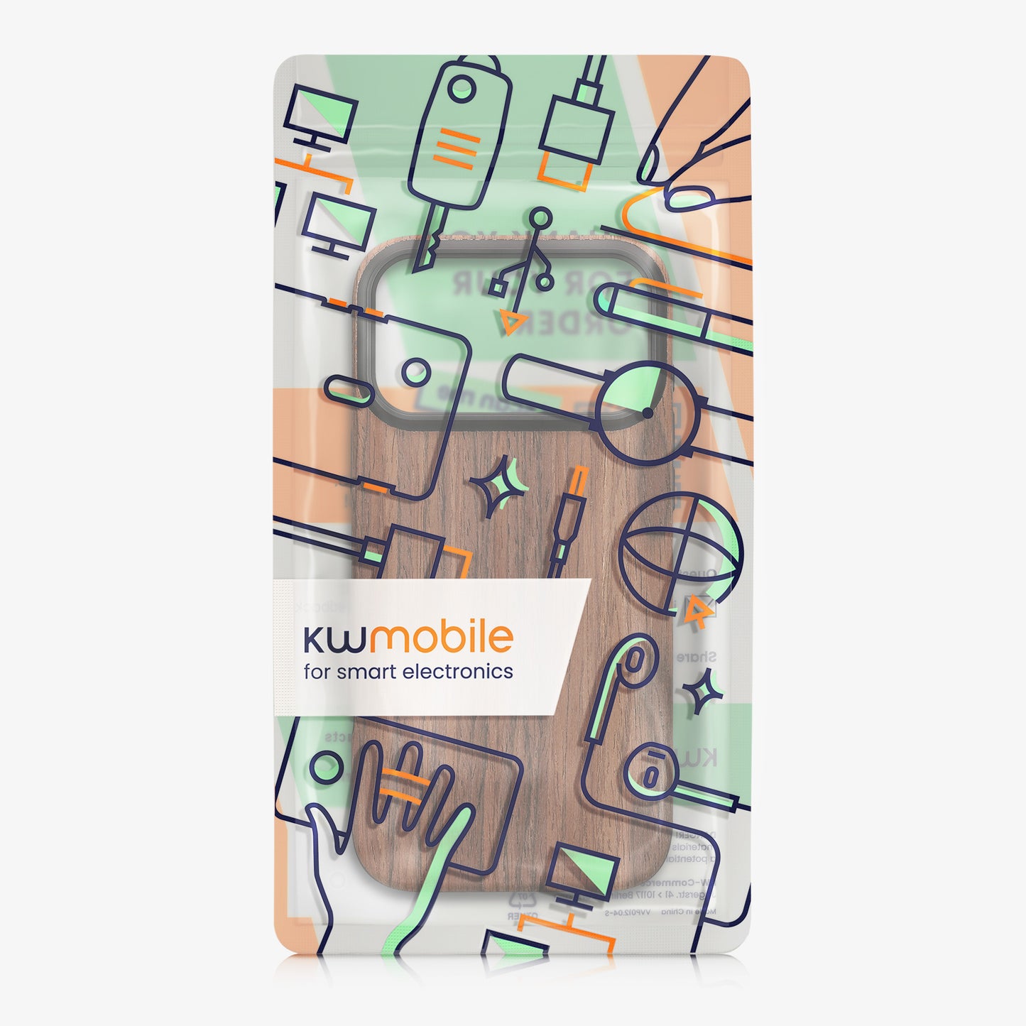 kwmobile Hülle kompatibel mit Apple iPhone 17 Pro Max Backcover Cover Maserung