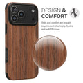 kwmobile Hülle kompatibel mit Apple iPhone 17 Pro Max Backcover Cover Maserung