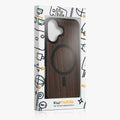 Hülle für Apple iPhone 16 Handyhülle - Holz TPU Cover