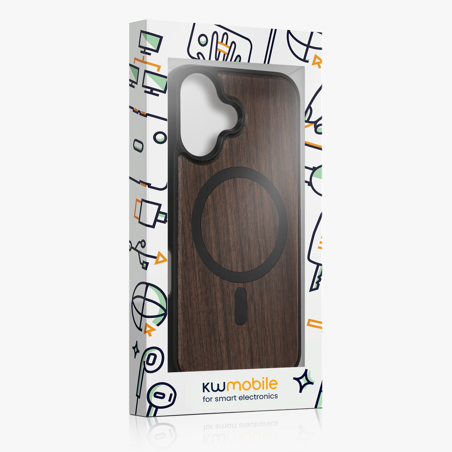 Hülle für Apple iPhone 16 Handyhülle - Holz TPU Cover