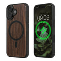Hülle für Apple iPhone 16 Handyhülle - Holz TPU Cover