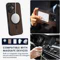 Hülle für Apple iPhone 16 Handyhülle - Holz TPU Cover