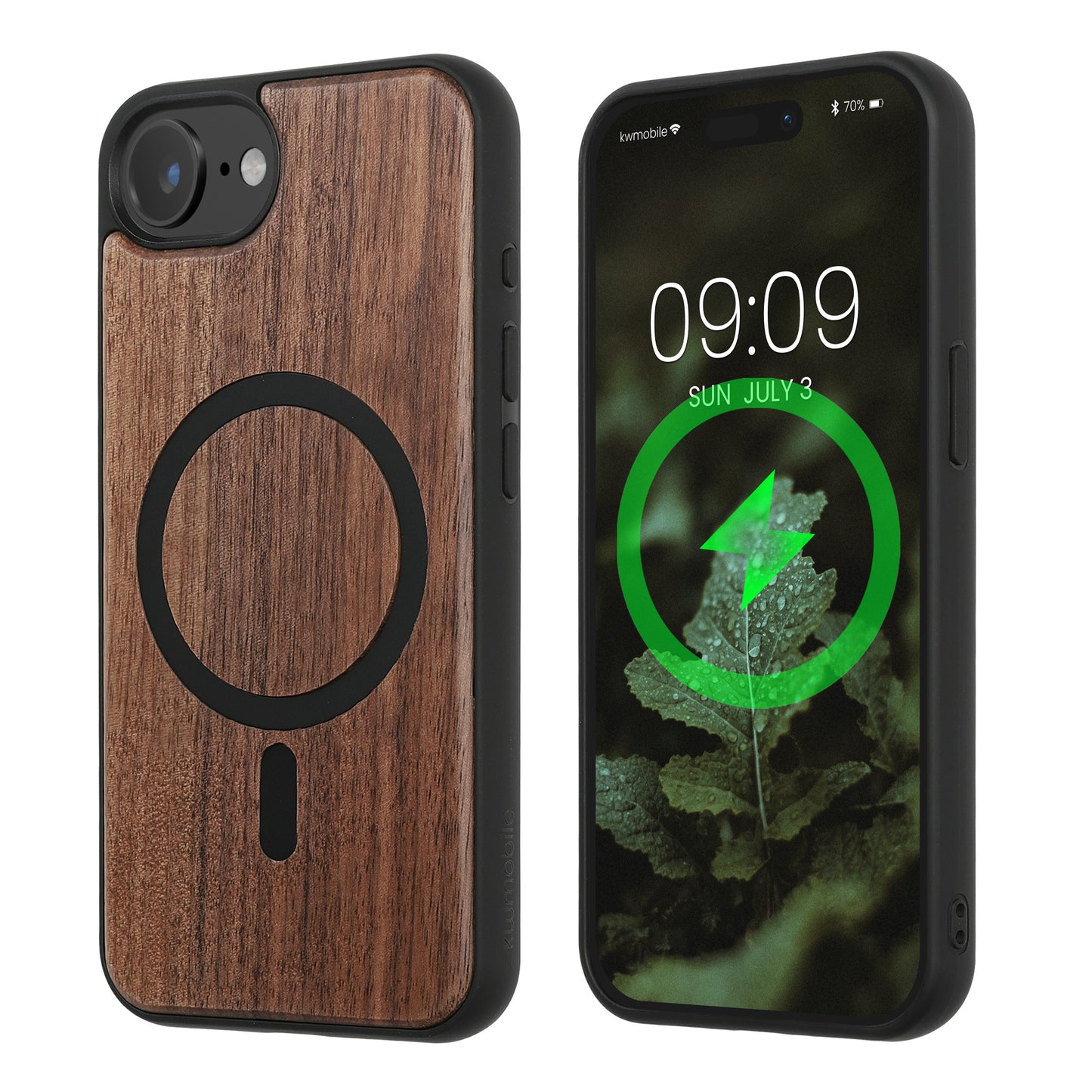 Hülle für Apple iPhone 17e / iPhone 16e Handyhülle - Holz TPU Cover