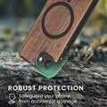 Hülle für Apple iPhone 17e / iPhone 16e Handyhülle - Holz TPU Cover