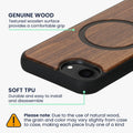 Hülle für Apple iPhone 17e / iPhone 16e Handyhülle - Holz TPU Cover