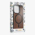 kwmobile Hülle für Apple iPhone 15 Pro Handyhülle - Cover aus und TPU - Kompatibel mit MagSafe - Case in Schwarz
