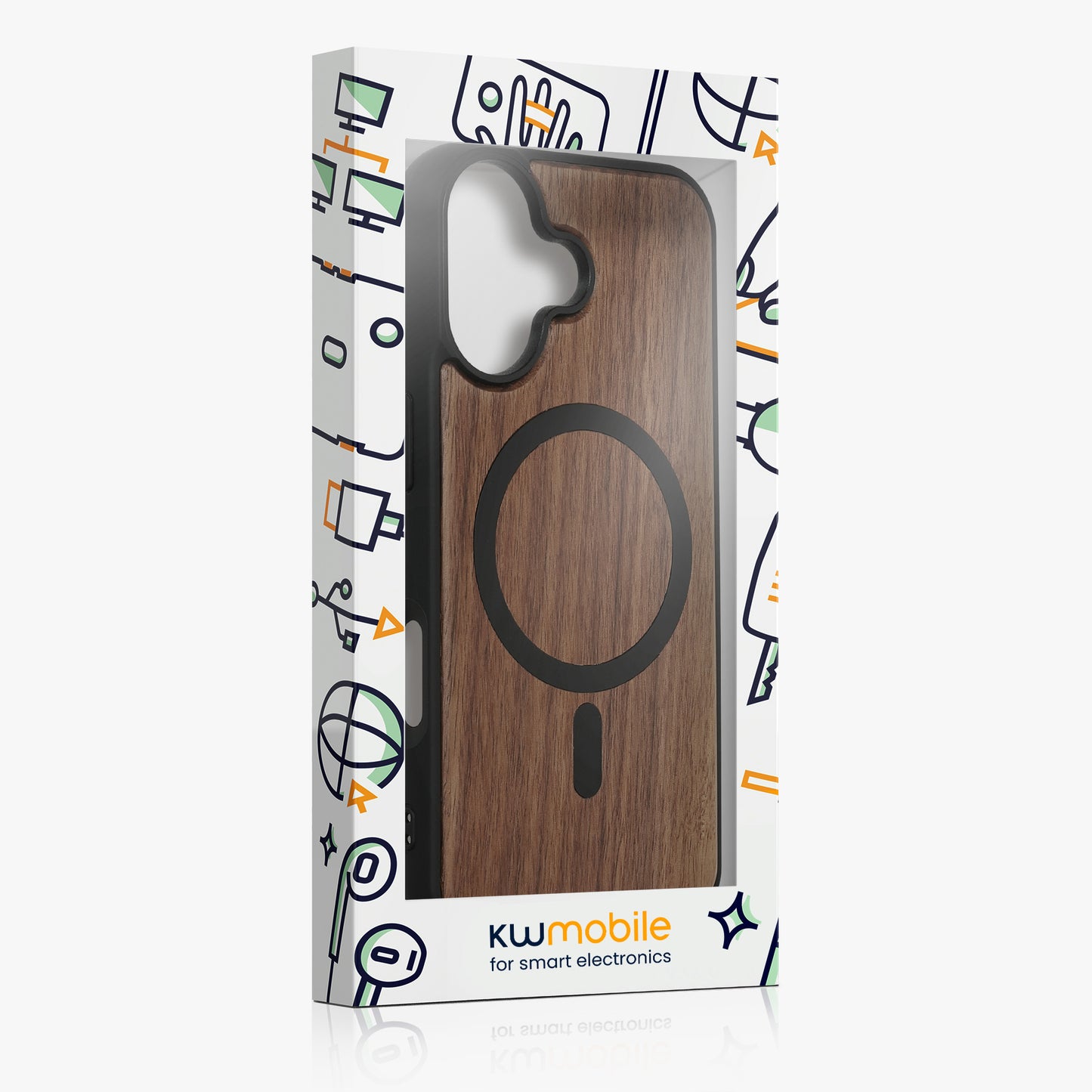 Hülle für Apple iPhone 17 Handyhülle - Holz TPU Cover