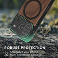 kwmobile Hülle für Apple iPhone 17 Pro Handyhülle - Cover aus TPU - Kompatibel mit MagSafe - Case in Schwarz