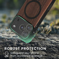 Hülle für Apple iPhone 17 Pro Max Handyhülle - Holz TPU Cover