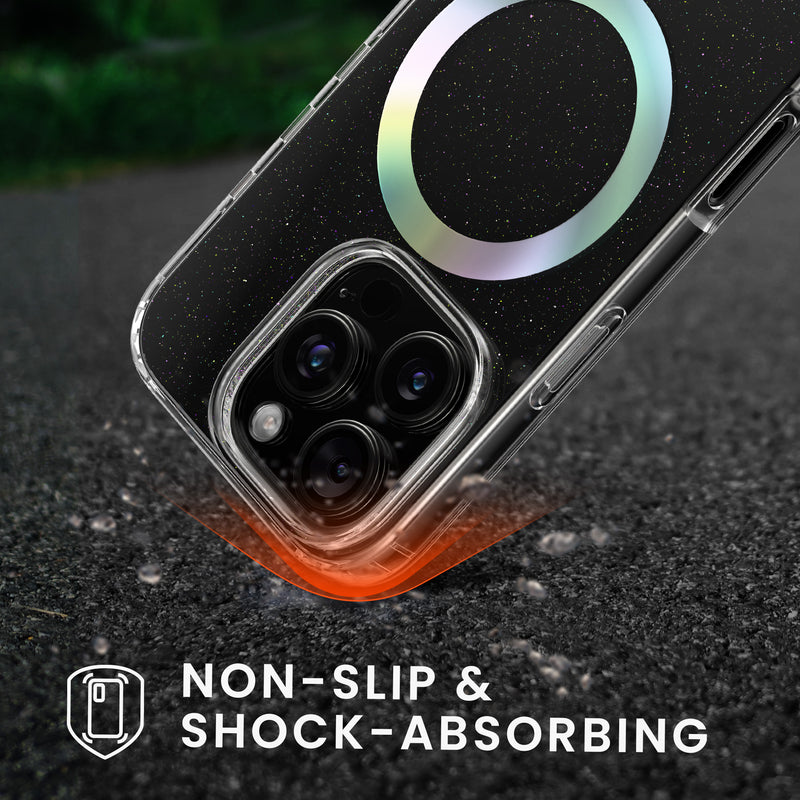 kwmobile Hülle kompatibel mit Apple iPhone 15 Pro Handyhülle Hard Case mit TPU Bumper Schutzhülle kompatibel mit MagSafe Kameraschutz
