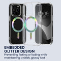 kwmobile Hülle kompatibel mit Apple iPhone 15 Pro Handyhülle Hard Case mit TPU Bumper Schutzhülle kompatibel mit MagSafe Kameraschutz