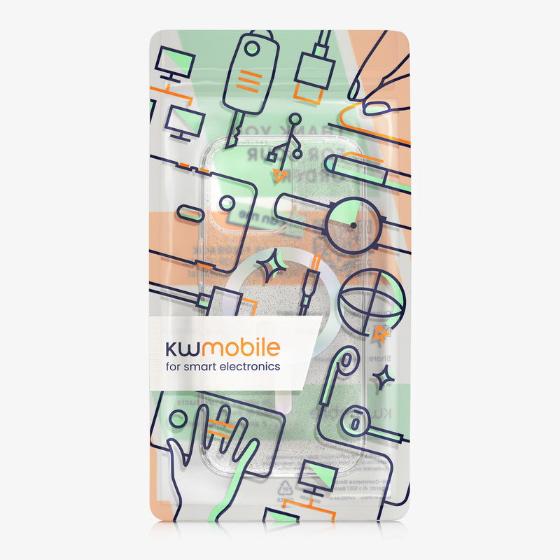 kwmobile Hülle kompatibel mit Apple iPhone 15 Pro Max Handyhülle Hard Case mit TPU Bumber Schutzhülle kompatibel mit MagSafe Kameraschutz