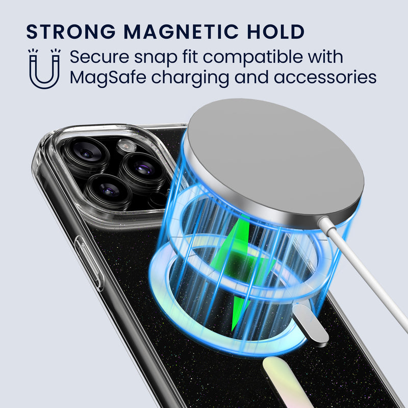 kwmobile Hülle kompatibel mit Apple iPhone 15 Pro Max Handyhülle Hard Case mit TPU Bumber Schutzhülle kompatibel mit MagSafe Kameraschutz