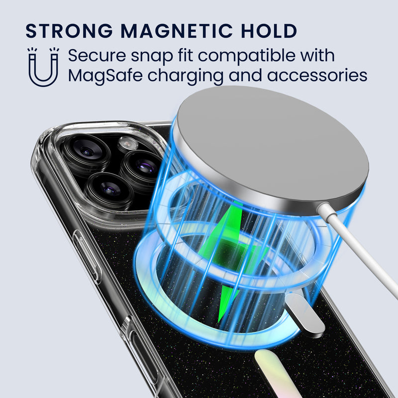 kwmobile Hülle kompatibel mit Apple iPhone 16 Pro Handyhülle Hard Case mit TPU Bumber Schutzhülle kompatibel mit MagSafe Kameraschutz