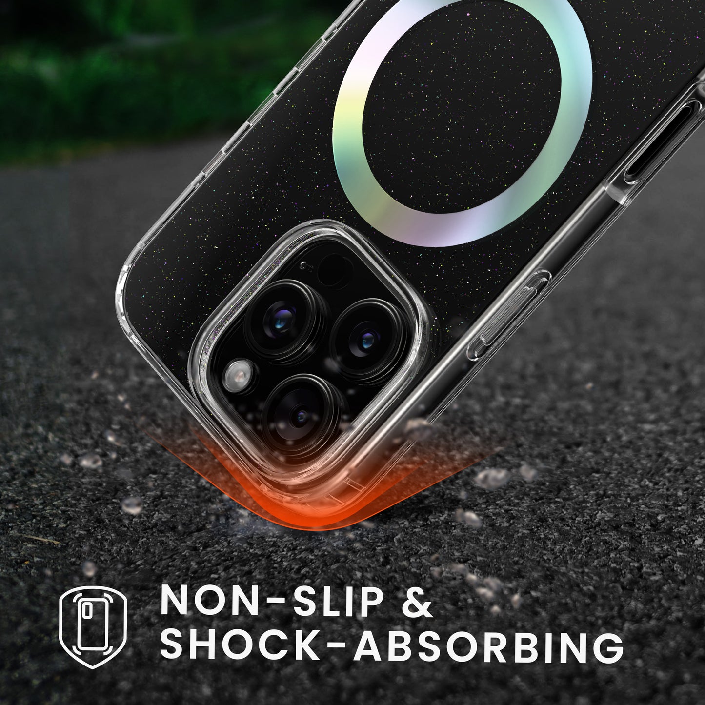 kwmobile Hülle kompatibel mit Apple iPhone 16 Pro Handyhülle Hard Case mit TPU Bumber Schutzhülle kompatibel mit MagSafe Kameraschutz