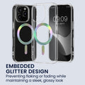 kwmobile Hülle kompatibel mit Apple iPhone 16 Pro Handyhülle Hard Case mit TPU Bumber Schutzhülle kompatibel mit MagSafe Kameraschutz