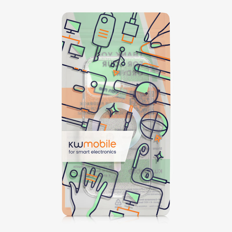 kwmobile Hülle kompatibel mit Apple iPhone 16 Pro Max Handyhülle Hard Case mit TPU Bumber Schutzhülle kompatibel mit MagSafe Kameraschutz