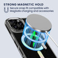 kwmobile Hülle kompatibel mit Apple iPhone 16 Pro Max Handyhülle Hard Case mit TPU Bumber Schutzhülle kompatibel mit MagSafe Kameraschutz
