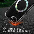 kwmobile Hülle kompatibel mit Apple iPhone 17e / iPhone 16e Handyhülle Hard Case mit TPU Bumber Schutzhülle kompatibel mit MagSafe Kameraschutz