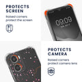 kwmobile Necklace Case kompatibel mit Motorola Moto G06 Hülle Silikon Cover mit Handykette Kirschblütenblätter