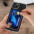 kwmobile Hülle mit Kartenfach kompatibel mit Apple iPhone 15 - Soft Case - Schutzhülle