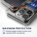 kwmobile Hülle mit Kartenfach kompatibel mit Apple iPhone 15 Pro Soft Case Schutzhülle