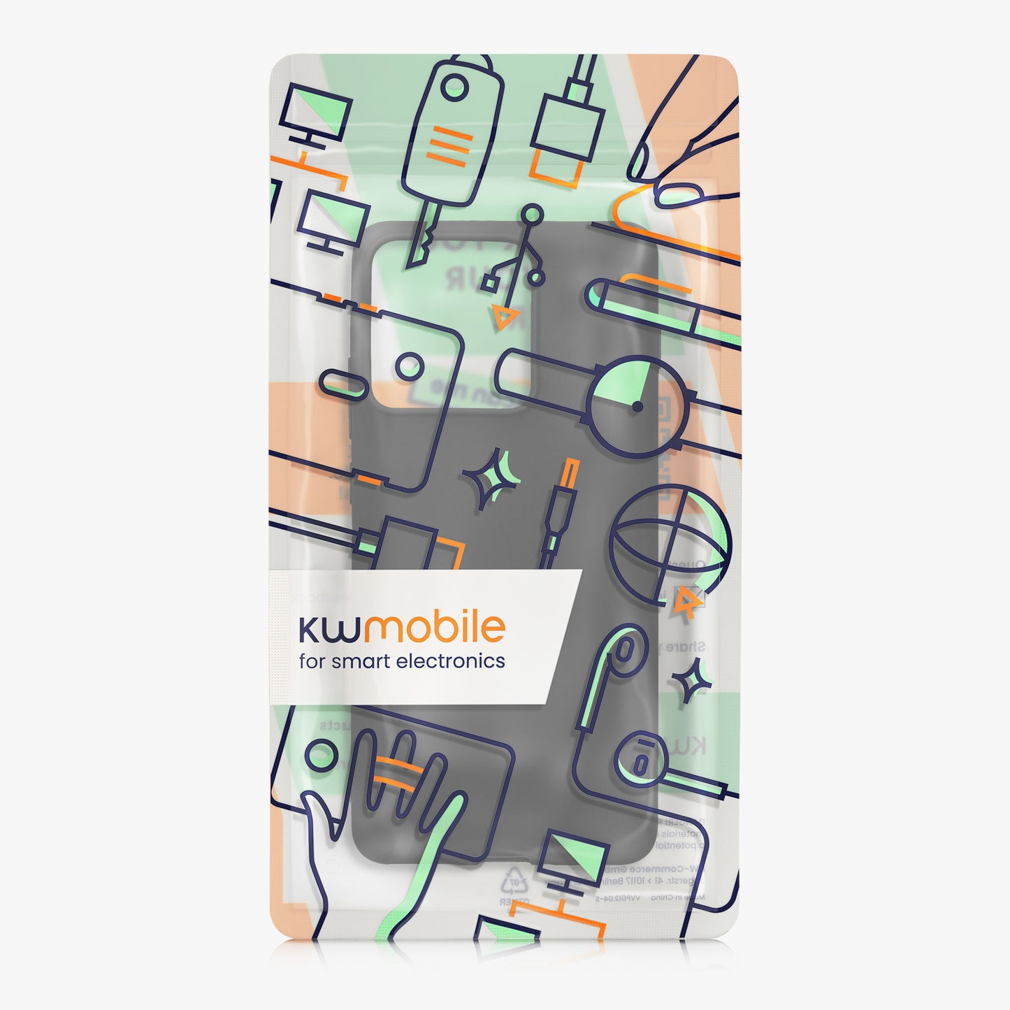 kwmobile Handyhülle für Motorola Edge 70 Hülle - Kabelloses Laden - Schutzhülle Cover