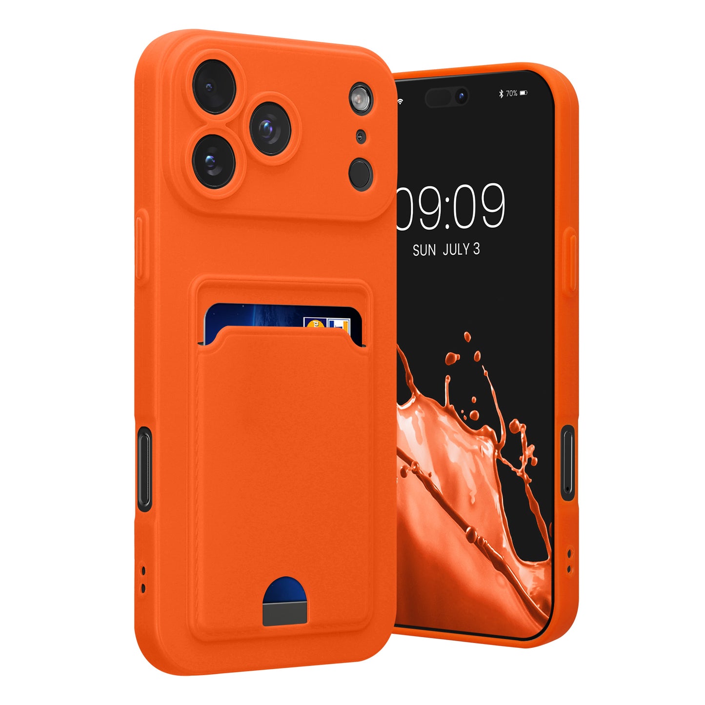 kwmobile Handyhülle kompatibel mit Apple iPhone 17 Pro Max Hülle - Handy Cover mit Fach für Karten