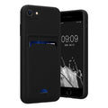 kwmobile Handyhülle kompatibel mit Apple iPhone SE (2022) / iPhone SE (2020) / iPhone 8 / iPhone 7 Hülle - Handy Cover mit Fach für Karten