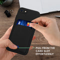 kwmobile Handyhülle kompatibel mit Apple iPhone SE (2022) / iPhone SE (2020) / iPhone 8 / iPhone 7 Hülle - Handy Cover mit Fach für Karten
