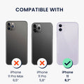 kwmobile Handyhülle kompatibel mit Apple iPhone 11 Hülle - Handy Cover mit Fach für Karten