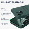 kwmobile Handyhülle kompatibel mit Apple iPhone 15 - Handy Cover mit Fach für Karten