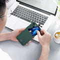 kwmobile Handyhülle kompatibel mit Apple iPhone 15 - Handy Cover mit Fach für Karten
