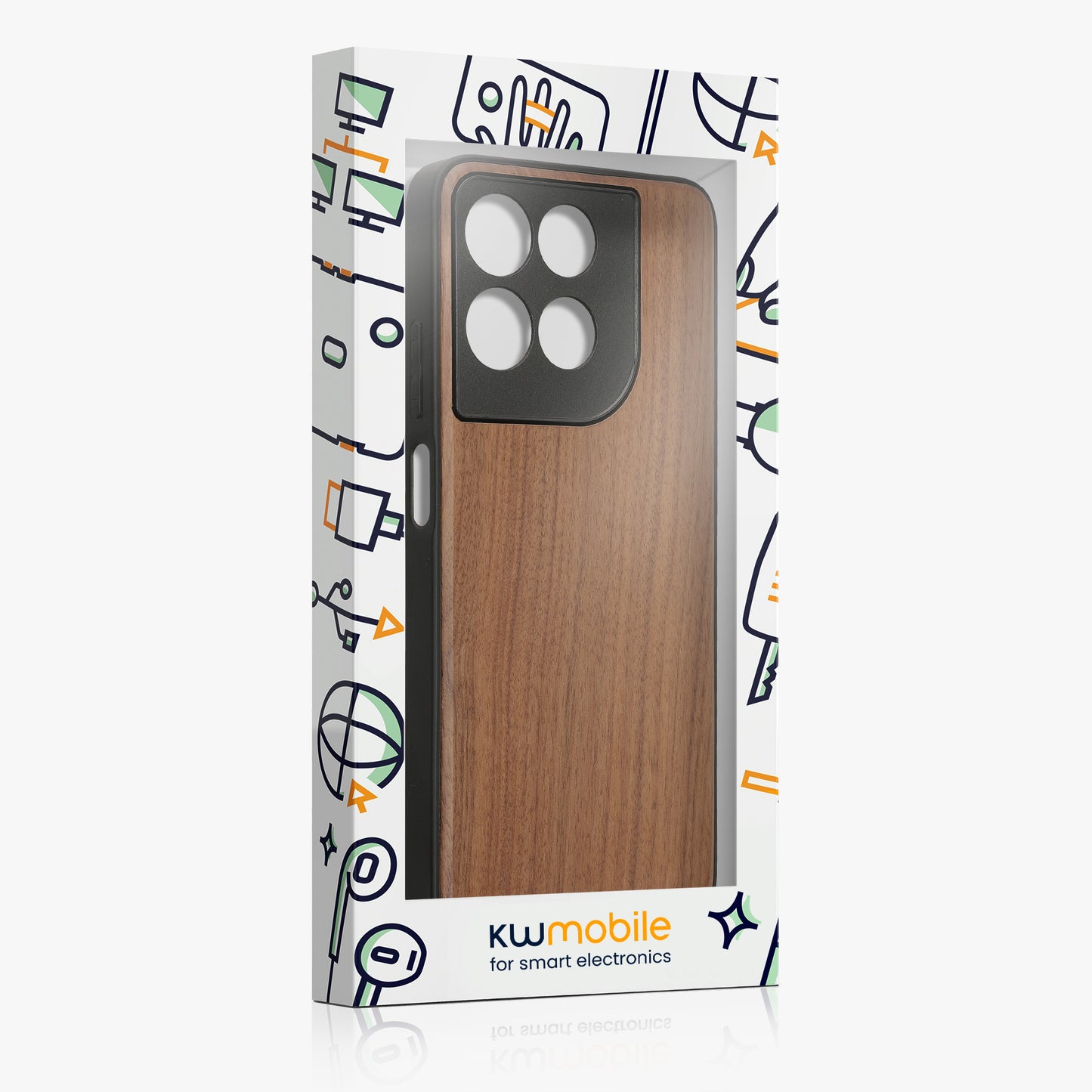 kwmobile Hülle kompatibel mit Motorola Moto G57 Power / Moto G67 Power Hülle - stoßfestes Handy Cover - TPU Handyhülle