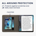kwmobile Flip Cover kompatibel mit Onyx Boox Leaf 2 - Hülle mit Handschlaufe