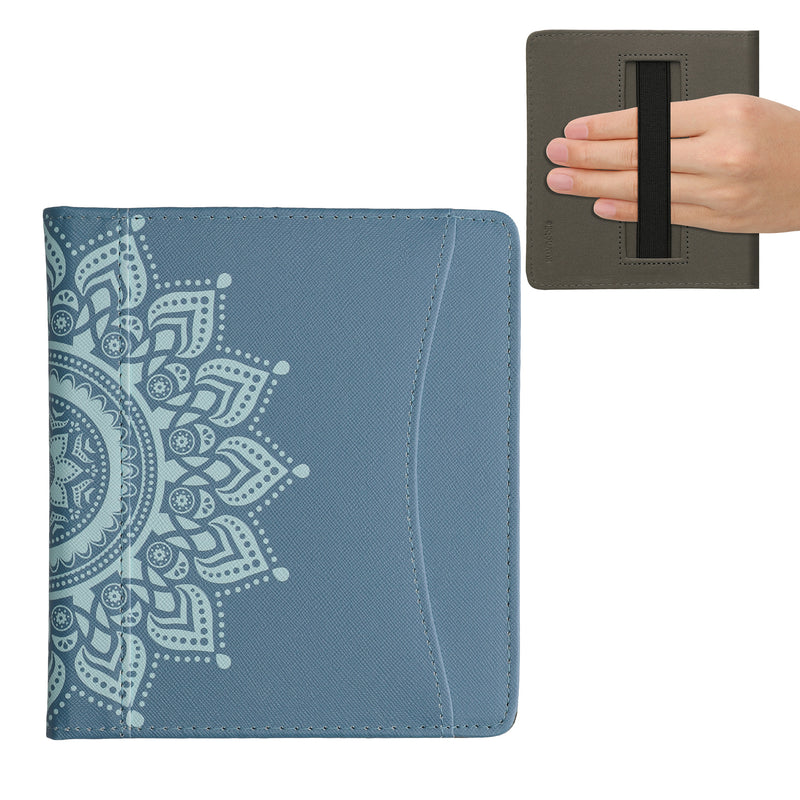 kwmobile Flip Hülle kompatibel mit Onyx Boox Leaf 2 - Vorderfach Handschlaufe