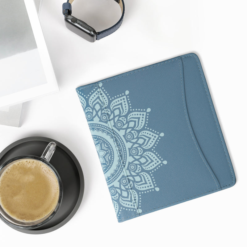 kwmobile Flip Hülle kompatibel mit Onyx Boox Leaf 2 - Vorderfach Handschlaufe