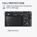 kwmobile Screen Schutzfolie kompatibel mit Sony Alpha 600 Kamera Display Folie - Fotoapparat Full Screen Protector
