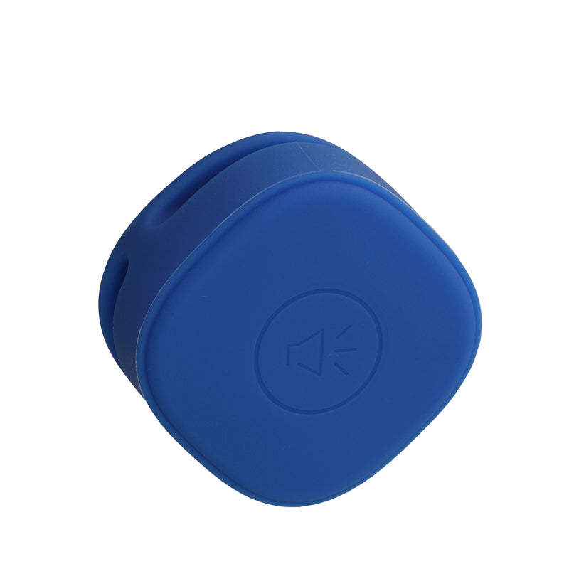 kwmobile Clip Halter für Apple AirTag - Case Air Tag Silikon Hülle Tracker Schutzhülle - Klemm Halter Holder - Halterung in Blau Blau  