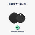 kwmobile Clip Halter für Apple AirTag Case Air Tag Tracker Schutzhülle Klemm Halter Holder Halterung