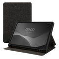 kwmobile Schutzhülle kompatibel mit Samsung s9 FE - Hülle Slim - Tablet Cover Case mit Ständer Dunkelgrau Schwarz Dunkelgrau  